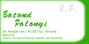 botond polonyi business card